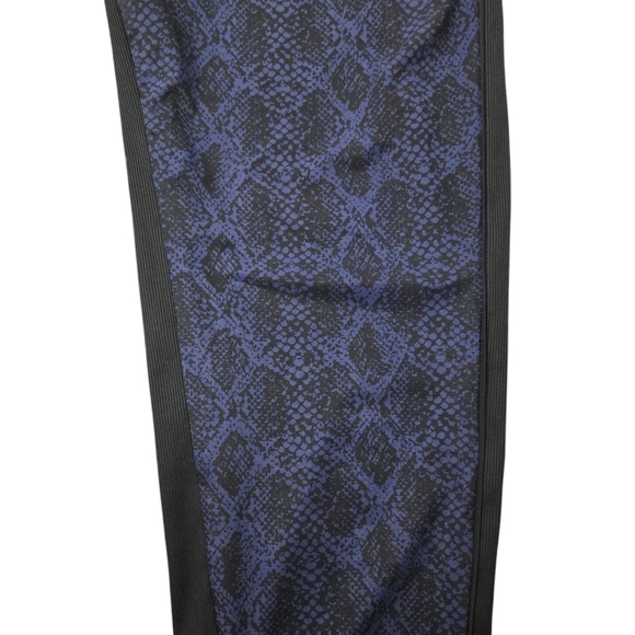 Athleta Brokyln Snake Print Blue-Black Jogger - Picture 8 of 15